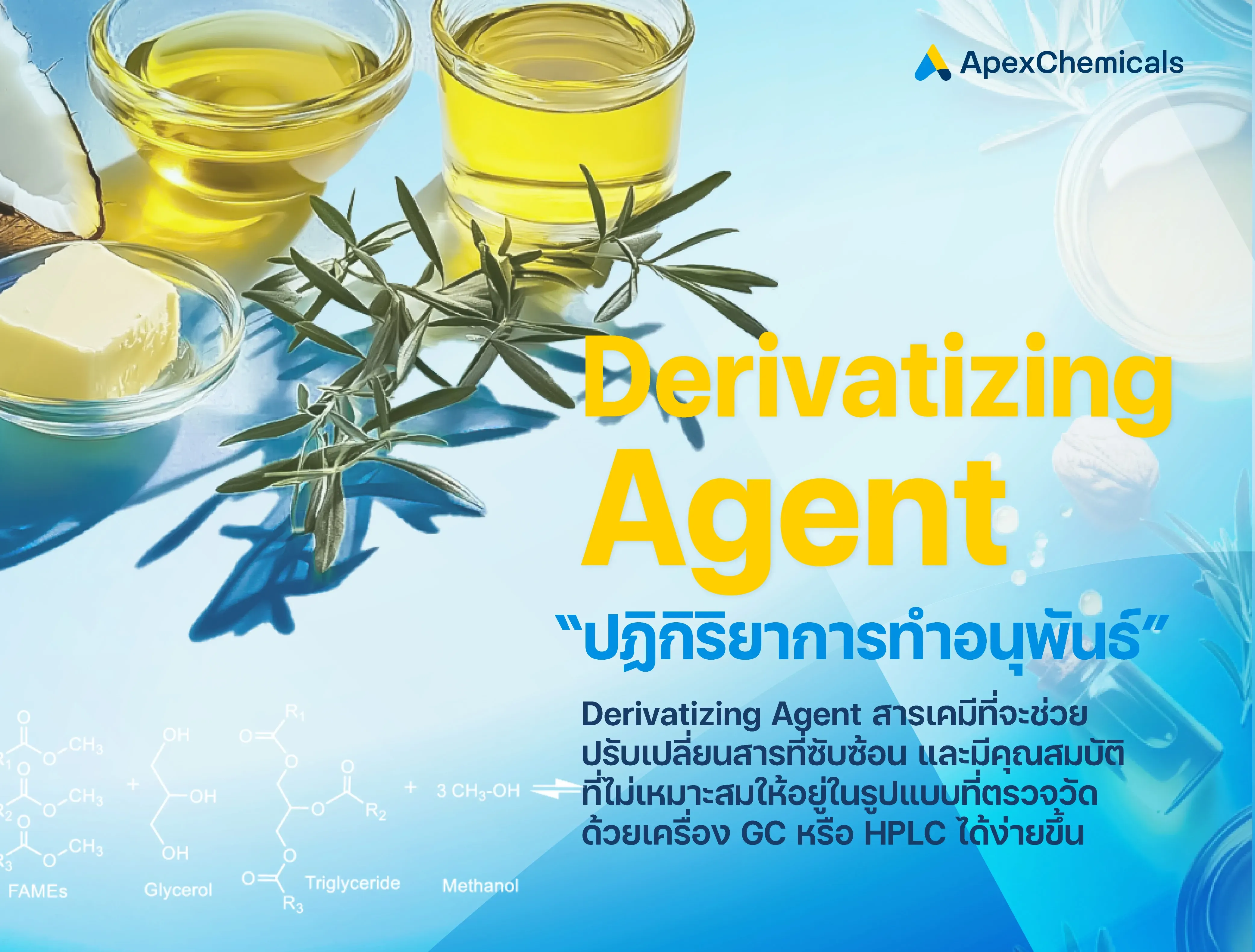Derivatizing Agent ปฏิกิริยาการทำอนุพันธ์ คืออะไร ?