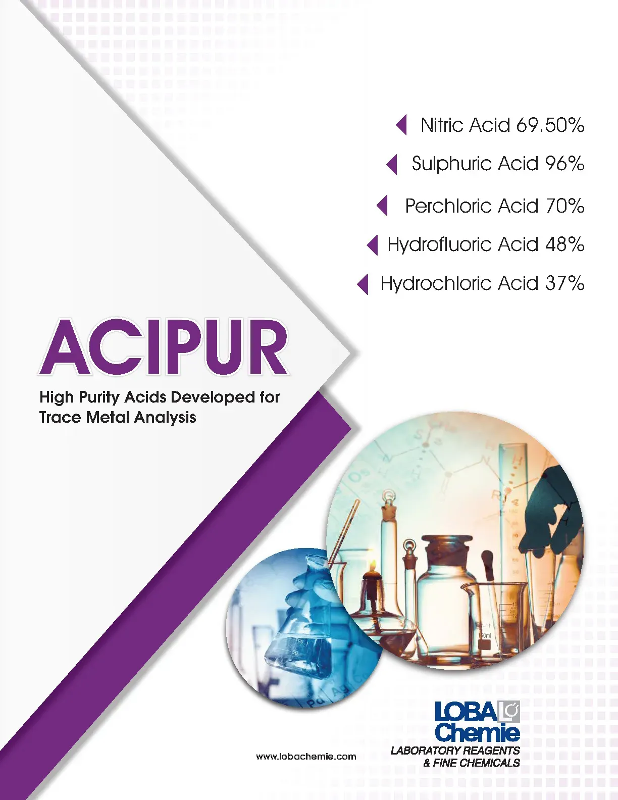 ACIPUR : High Purity Acids Developed for Trace Metal Analysis